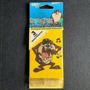Looney Tunes Taz Air Freshener 3-Pack Sealed MEDO Vintage Cartoon Car Scent